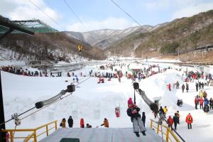 칠갑산얼음분수축제,국내여행,음식정보